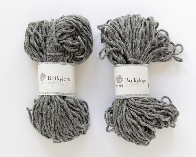 Bulkylopi yarn is a super bulky (hence the name) yarn made from 100% Icelandic wool that knits up quick!