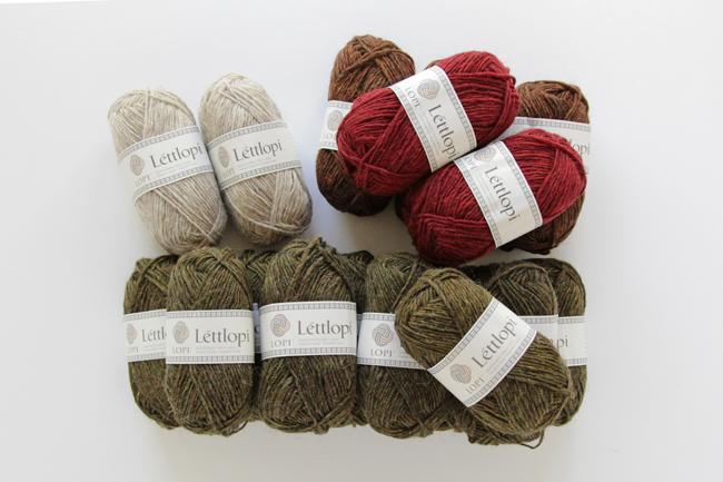 A sweater quantity of Lettlopi yarn just waiting to be knit into a lopapeysa, a traditional Icelandic sweater. 