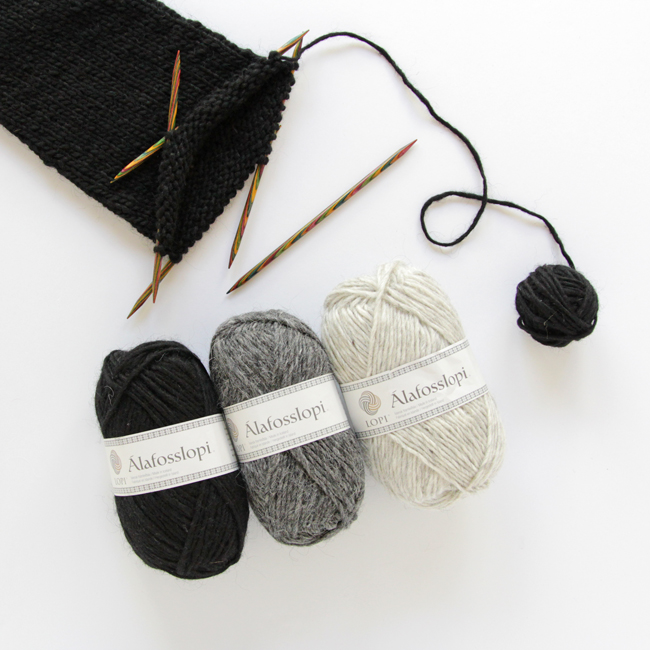 Álafosslopi is a versatile, single ply Icelandic yarn, perfect for knocking out a handknit sweater real quick!