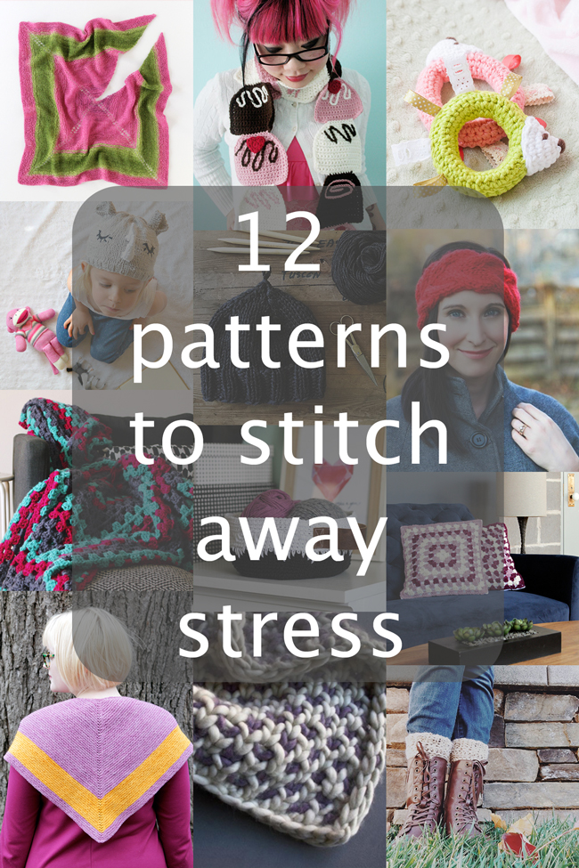Get your hands on these easy patterns to help you relax!