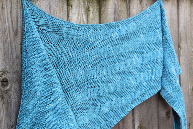Sixth Degree Shawl - a free pattern by knitting designer Heidi Gustad
