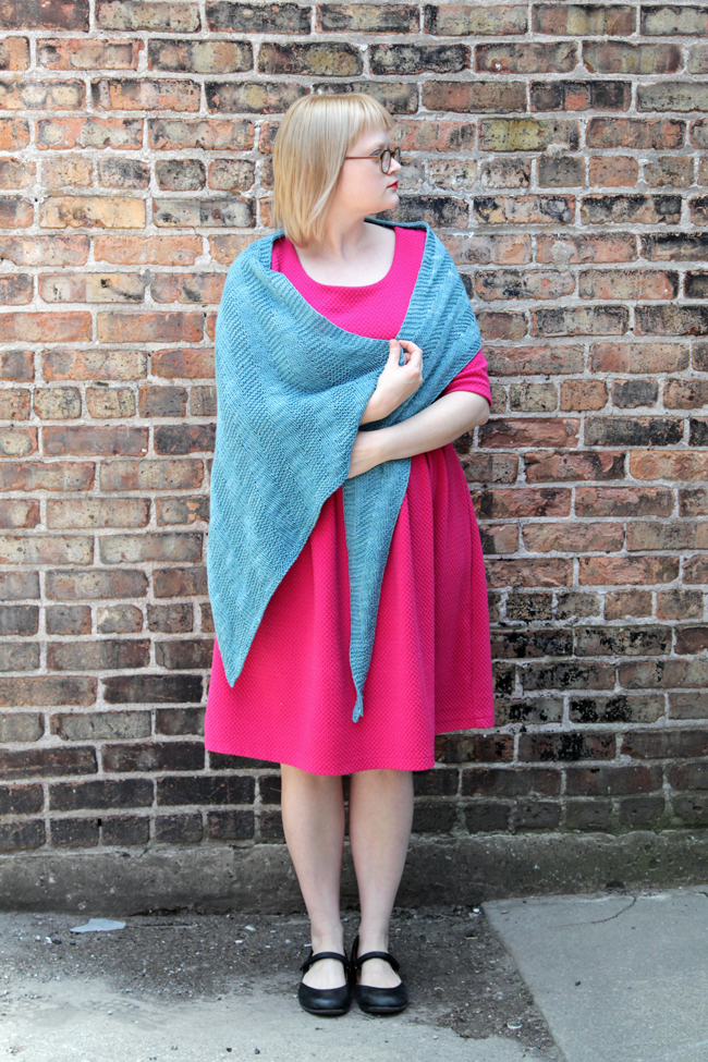 Sixth Degree Shawl - a free pattern by knitting designer Heidi Gustad