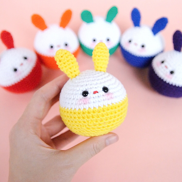 Bunny Crochet Ball by Bomi Kim