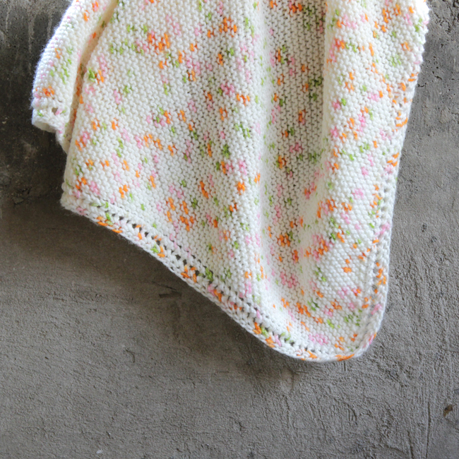 Check out the oh-so-sweet Peas & Carrots Baby Blanket! Get the free knitting pattern for this cute, beginner-friendly baby blanket. A total hit at baby showers!