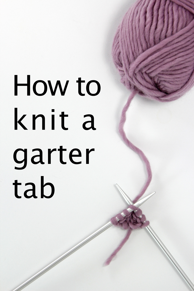 Learn how to work an easy garter stitch tab with this knitting video tutorial. This easy-to-master knitting technique is a staple among shawl knitters. You'll commonly find garter tabs used to cast on shawl patterns. 