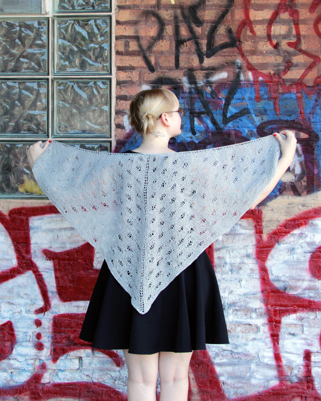 Knit the Other People's Houses Shawl - this first time shawl-friendly free pattern is versatile and can be knit with any yarn.
