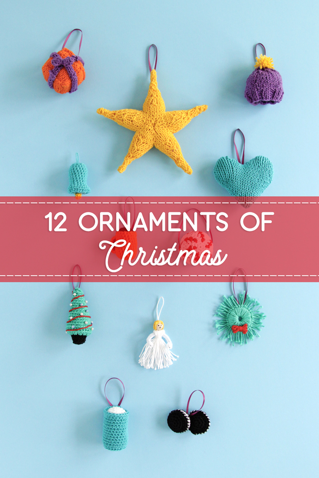 Knit or crochet some adorable ornaments to trim your tree! Get your hands on this collection of 24 knit and crochet patterns for Christmas ornaments. Each ornament doubles as a great gift topper or stocking stuffer!