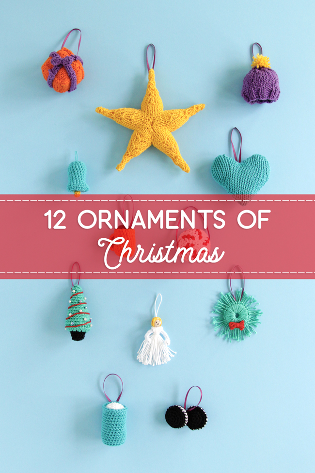 Knit or crochet some adorable ornaments to trim your tree! Join Hands Occupied this holiday season to make Christmas ornaments with free patterns all season along. Each ornament doubles as a great gift topper & stocking stuffer!