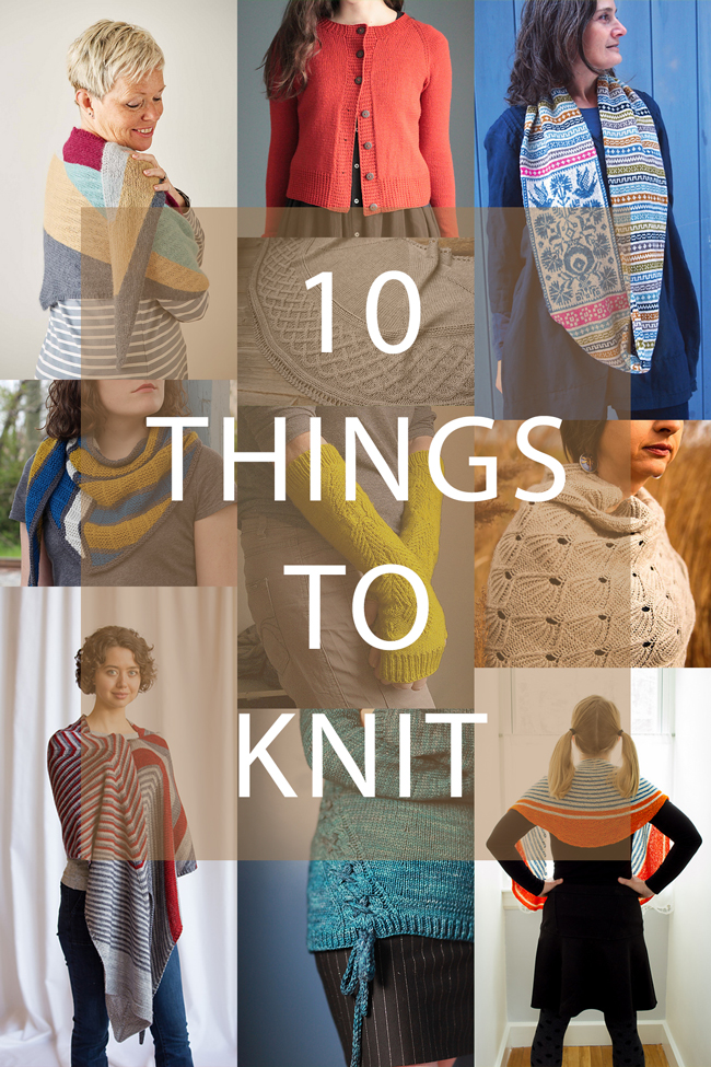 Temperatures are rising, so it's time to knit up some colorful layers for your spring wardrobe! Click through for ten new patterns to knit in this great roundup.