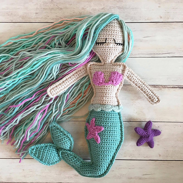 Ragdoll Mermaid by Spin a Yarn Crochet