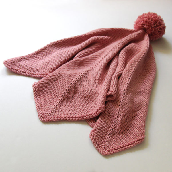 Le Pom Blanket Free Knitting Pattern Hands Occupied