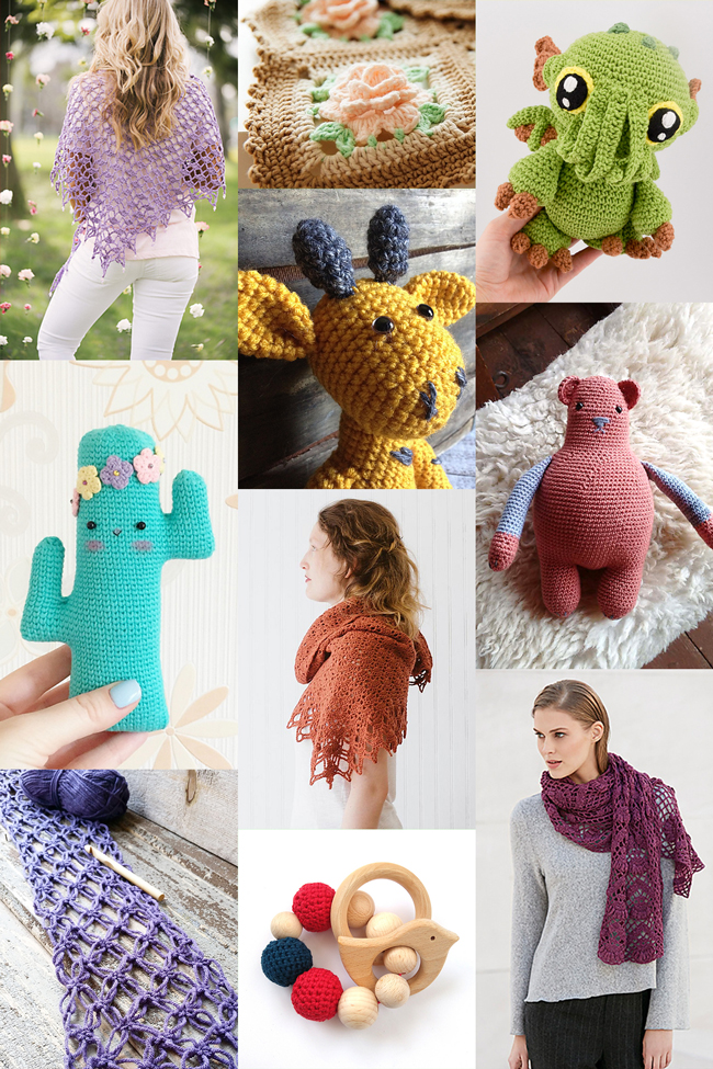 Take a look at ten of the best new crochet designs out there, featuring everything from elegant lacework to a cute Cthulhu.