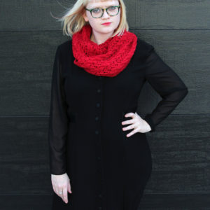 The Scarf of Dreams knitting pattern by Heidi Gustad, inspired by The Night Circus