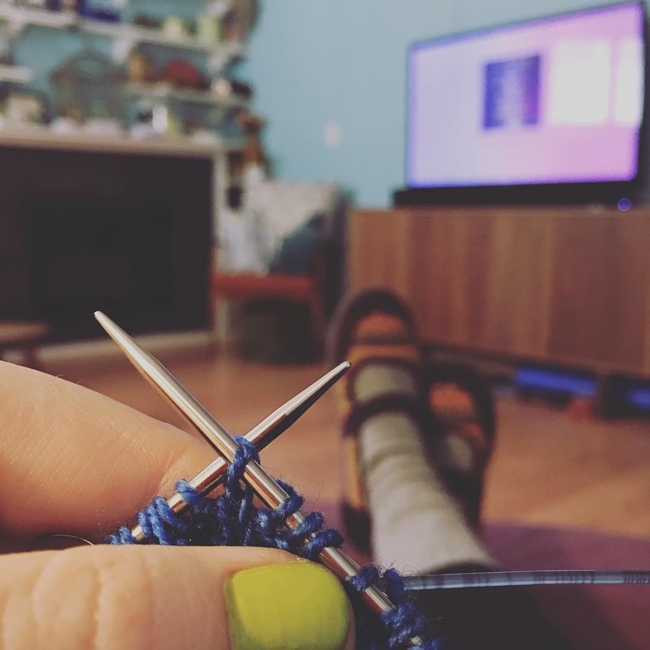 Knitflix on Hands Occupied - let us know your favorite movies, tv shows, audiobooks & podcasts to binge while knitting or crocheting! 