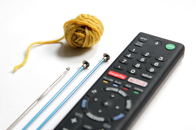 Knitflix on Hands Occupied - let us know your favorite movies, tv shows, audiobooks & podcasts to binge while knitting or crocheting!