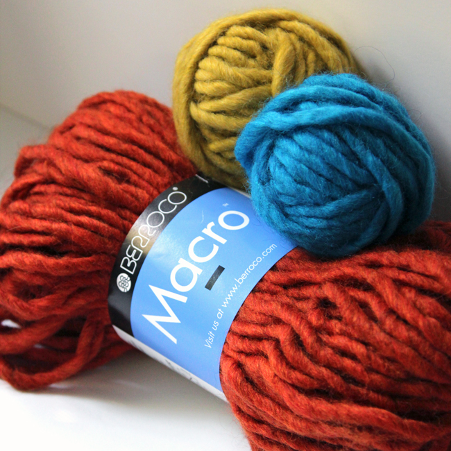 Berroco Macro is a jumbo yarn that makes chic, colorful knit & crochet projects super quick!