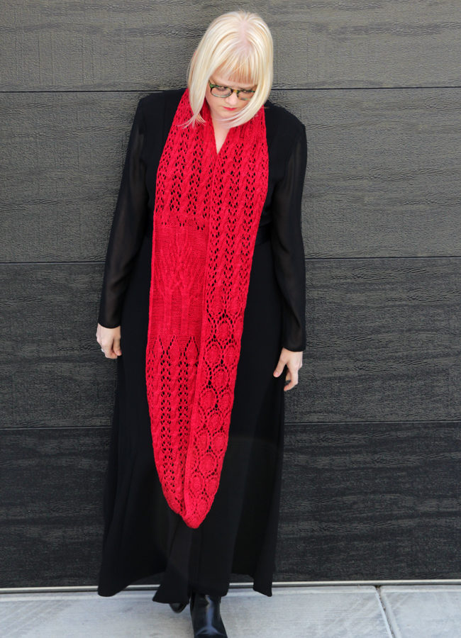 The Scarf of Dreams by Heidi Gustad - a mystery knit along design inspired by The Night Circus by Erin Morgenstern