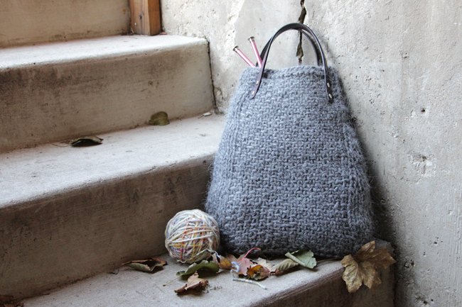 The Lopi Tote makes use of bulky yarn and elegant, screw-in handles to create a deep bag with a wide base that knits up quick. Get your hands on this free pattern, designed with knitters in mind. The Lopi Tote is perfect for carrying your next knitting project on the go!