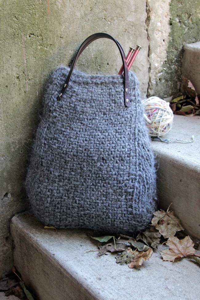 Knitting Project Tote Bag - Sew Modern Bags