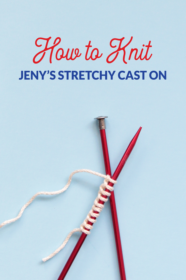 If you're looking to give your knitting one of the stretchiest possible edges, Jeny's Stretchy Cast On is worth a try! Learn how to do this cast on with an easy video tutorial.