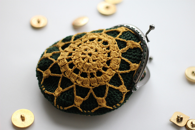  Jade & Gold Coin Purse by Lee Sartori