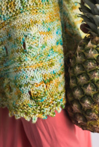 Pineapple Shawl by Heidi Gustad, I Like Knitting magazine, April 2018