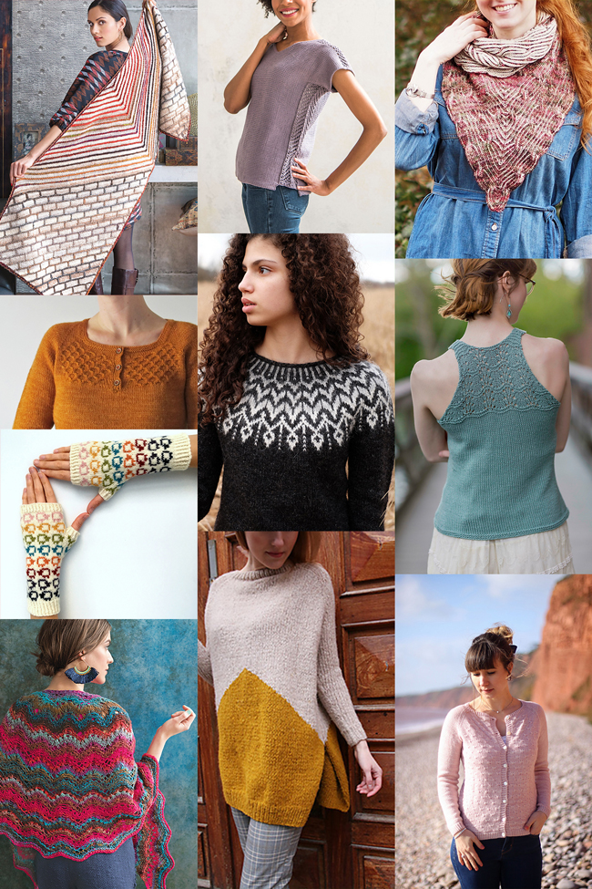 It's layering season! Check out ten of the best new knitting patterns for spring 2018. (Click through for all pattern links & sources.)