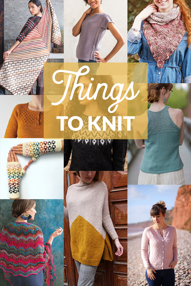 It's layering season! Check out ten of the best new knitting patterns for spring 2018. (Click through for all pattern links & sources.)