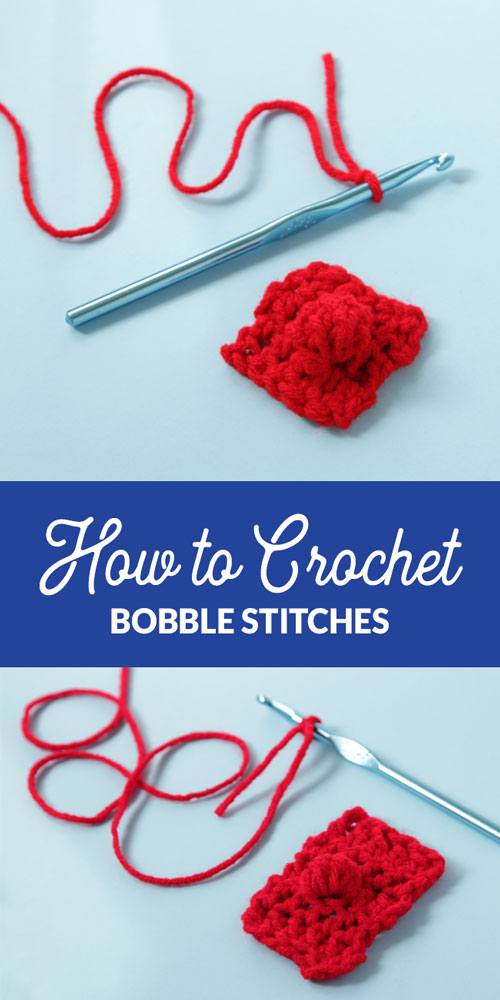 The Bobble Stitch is great for adding texture and dimension to your crochet! Learn how to work double crochet bobbles and triple crochet bobbles.