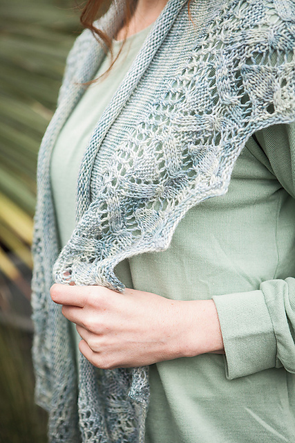 Lenox Shawl by Tian Connaughton - Aura: 2016 Spring Collection from Knit Picks