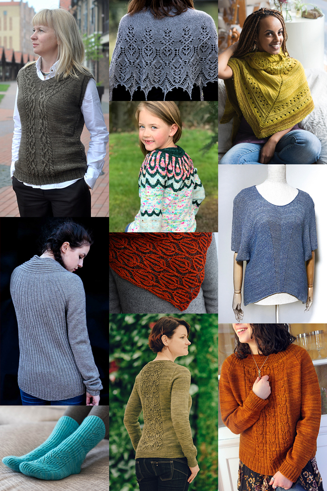 Spring doesn't mean that the weather will always cooperate - cast on one of these ten new patterns to keep cozy!