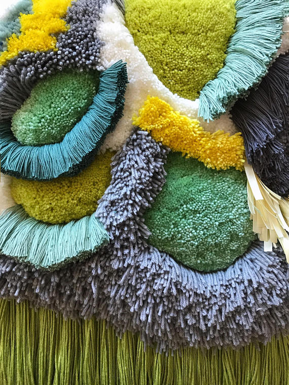  gorgeous wall hangings by Etsy seller Jujujust (Also check out her incredible Instagram.)