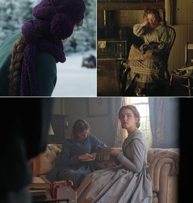 Knitflix suggestion: Little Women (2018) follows the March family during the Civil War as four sisters grapple with growing up and finding themselves. 