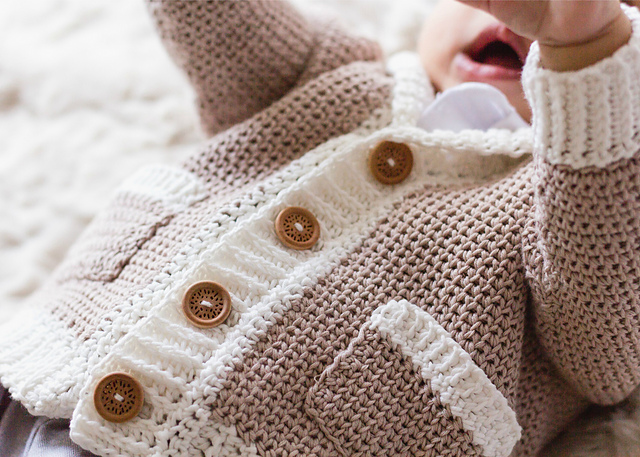 "Little Opa" Grandpa Cardigan by Olivia Kent