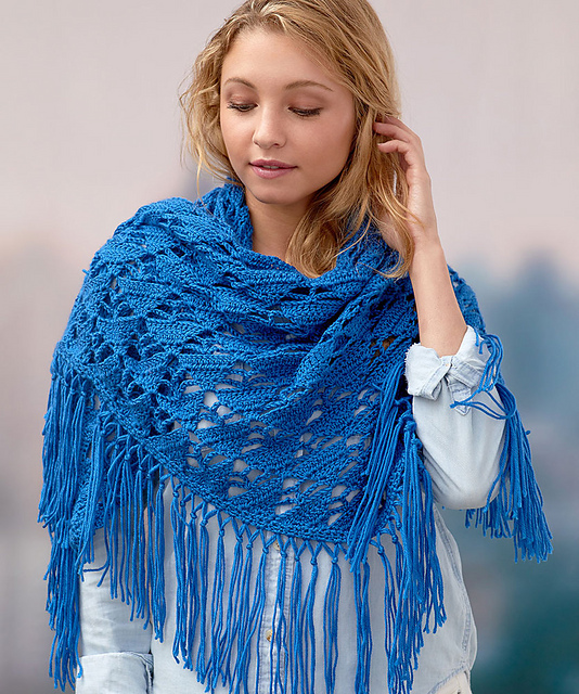 Crochet Boho Shawl by Jamie Swiatek