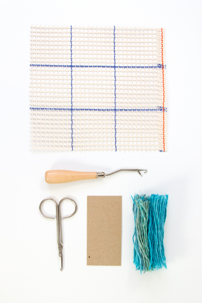 Learn how to latch hook with an easy-to-follow tutorial. Make wall hangings, throw pillows, rugs, and more! Latch hook projects are a great use for scrap yarn too. 