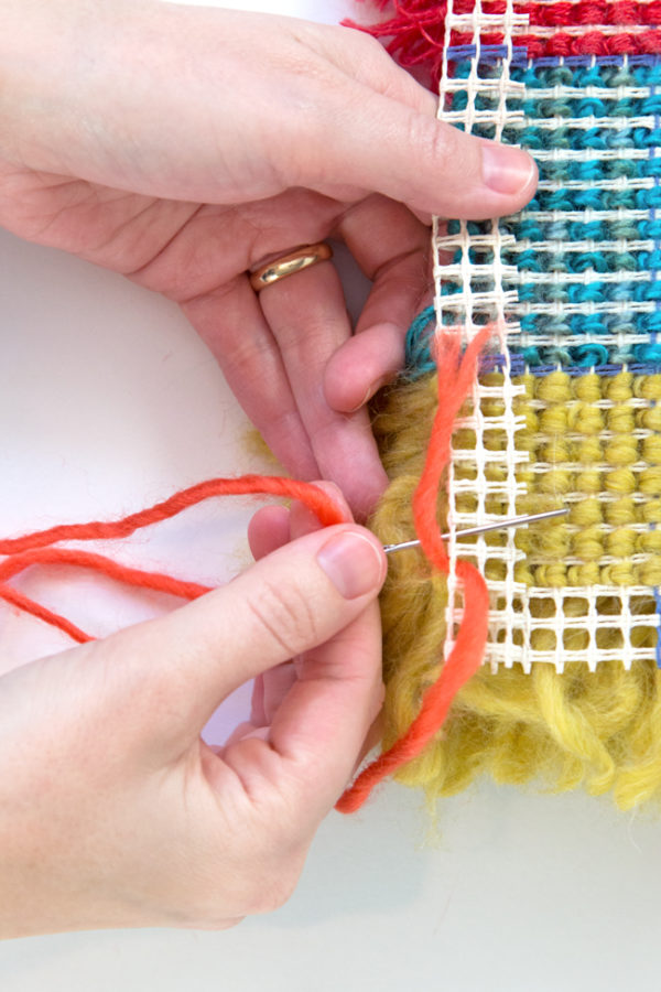 Basic Latch Hook Finishing Hands Occupied