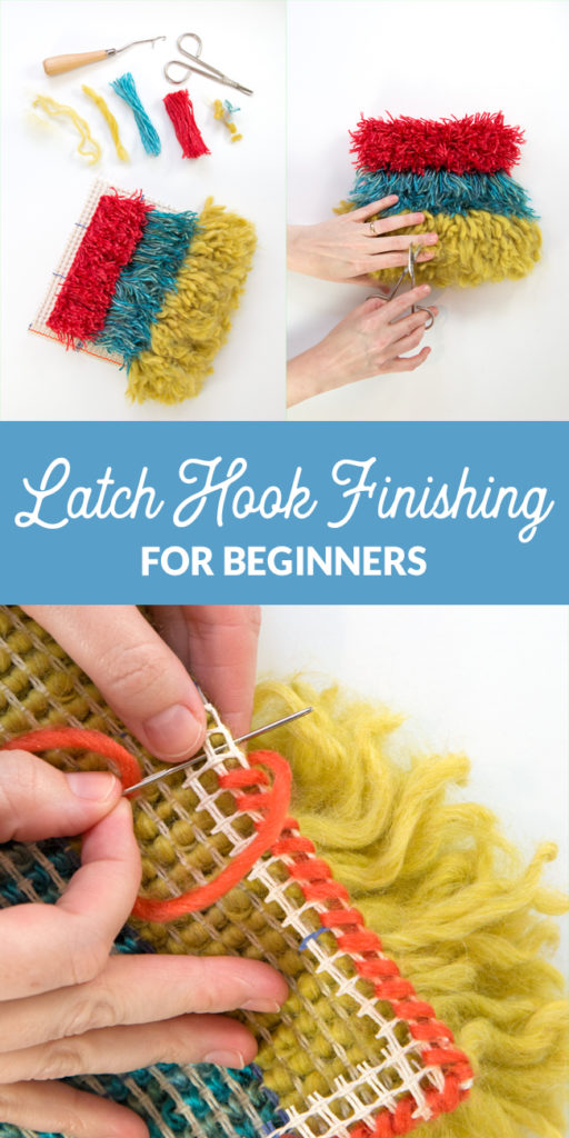 Tutorial: How to latch hook for beginners  Latch hook, Finger knitting  projects, Latch hook rugs