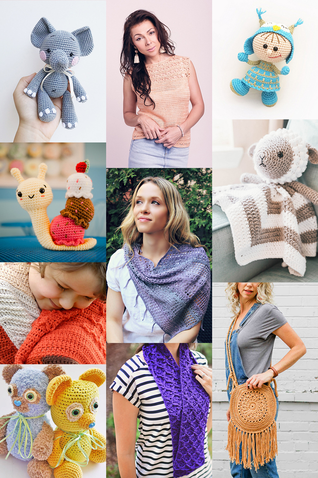 Is your summer crochet routine in need of a mix up? Try your hooks at one of these 10 brand new patterns, half of which are adorable handmade toy ideas! 