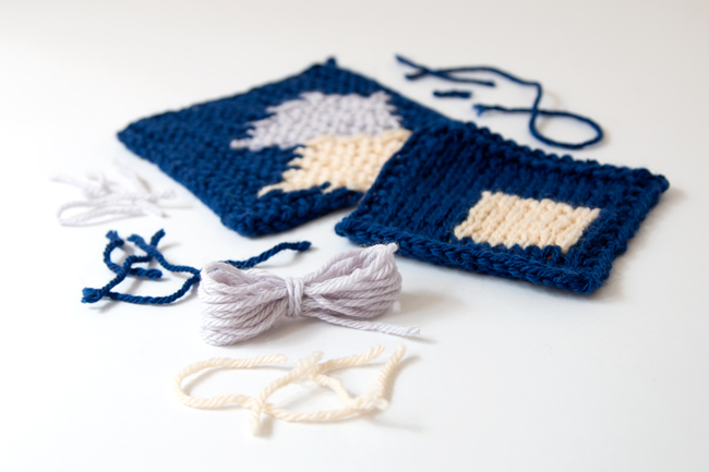 Intarsia 101: What is intarsia knitting, how it's different from stranded colorwork, and how to knit intarsia, featuring an in-depth video tutorial to demonstrate the technique for absolute beginners. Click through for this awesome tutorial.