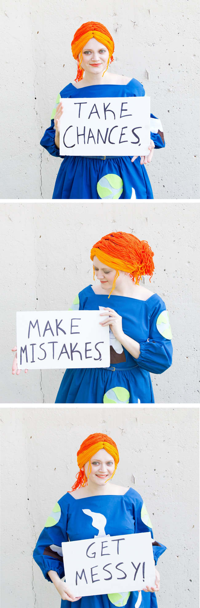 Make a quick and easy Ms. Frizzle costume from The Magic School Bus. Perfect for Halloween or comic con! No sewing, knitting or crocheting skills required. Click through for the how-to. 