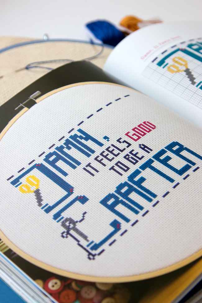 Improper Cross-Stitch by Haley Pierson-Cox is an irreverent, fun & contemporary take on an all-time classic craft. Filled with 35+ fun patterns and an accessible guide to cross-stitch, this book will have you stitching and grinning all day long!
