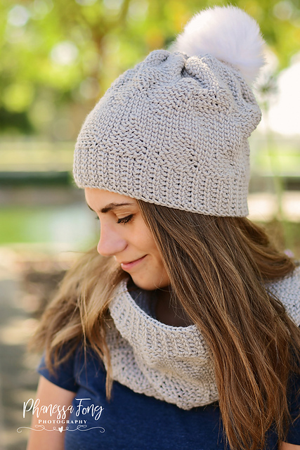 Ponderay Beanie & Cowl by Debbie Richardson