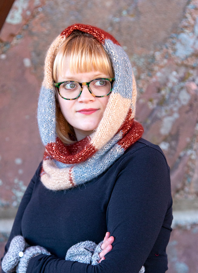 Knit yourself a quick cowl that doubles as a hood - a snood! The Checked Snood is a colorful, geometric knitting pattern that uses 3 colors of Berroco Brielle to create a stunning, versatile accessory you'll wear from fall to spring. Bonus: it's a free pattern!
