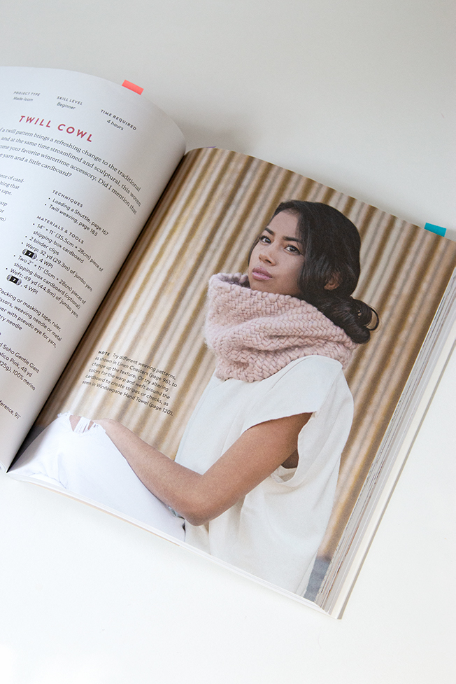 Weaving Within Reach is a beautiful new craft book from Anne Weil, author of Knitting Without Needles and blogger behind Flax & Twine. 