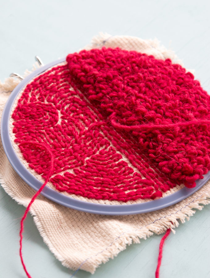 Also known as punch hooking, punch needle is an easy-to-learn technique for making your own rugs, tapestries and more! Get to know the basics with this quickstart tutorial.