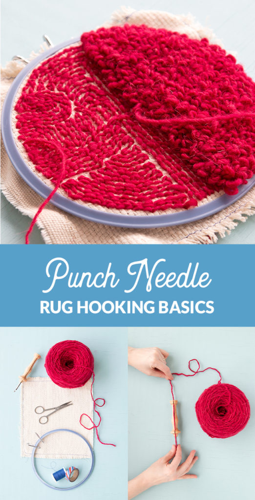 Also known as punch hooking, punch needle is an easy-to-learn technique for making your own rugs, tapestries and more! Get to know the basics with this quickstart tutorial.