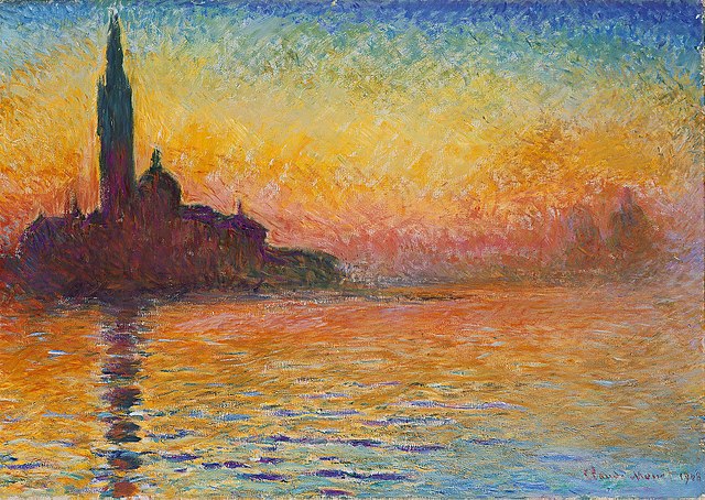Claude Monet's San Giorgio Maggiore at Dusk