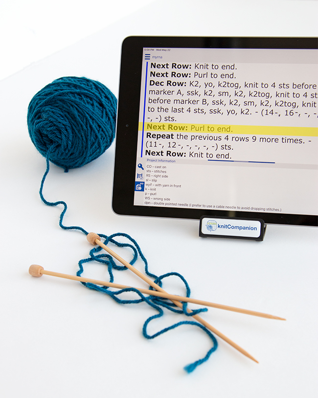 Get to know knitCompanion, the app that lets you knit more & frog less!