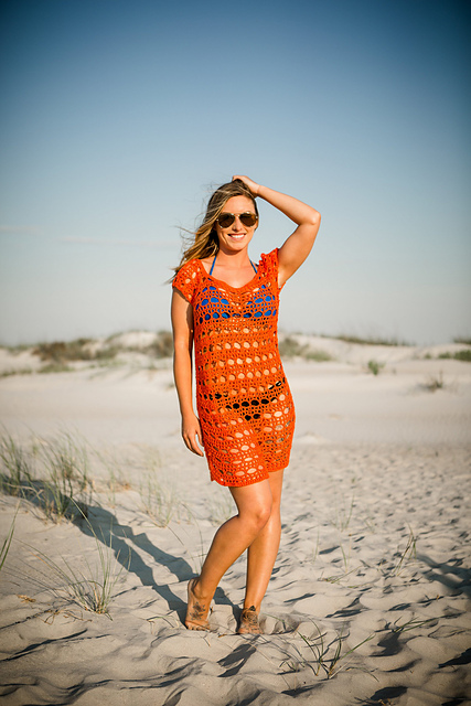 Sea Isle Breeze Tunic pattern by Lorene Haythorn Eppolite- Cre8tion Crochet